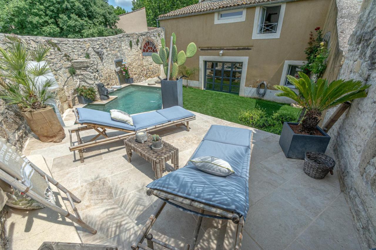 Le Baratier - Demeure De Charme Sauna & Piscine Calvisson Exteriör bild