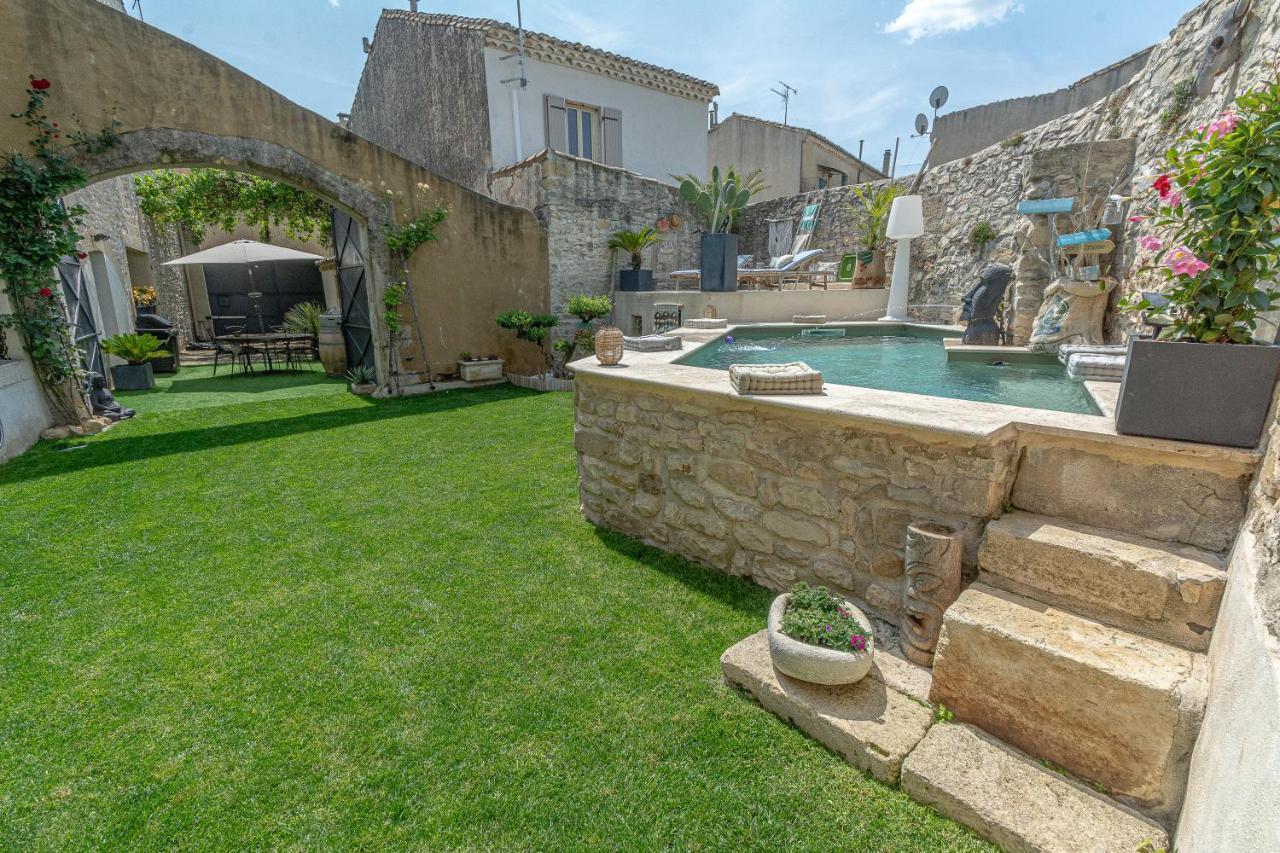 Le Baratier - Demeure De Charme Sauna & Piscine Calvisson Exteriör bild